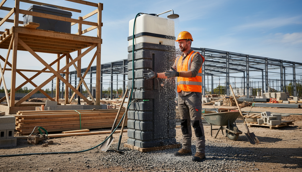 découvrez tout sur la douche de chantier : guide complet sur son utilisation, installation facile et les avantages qu'elle offre pour vos projets.