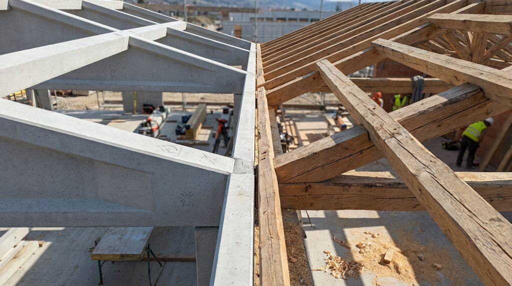 découvrez les avantages et inconvénients de la charpente béton par rapport au bois, notamment sa résistance au feu et aux nuisibles, pour mieux choisir votre structure.