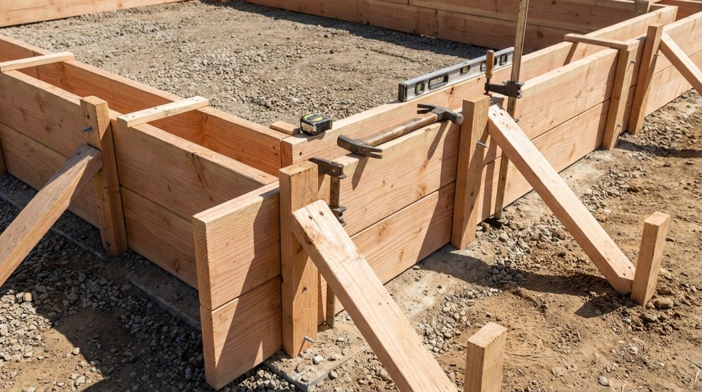 apprenez à réaliser un coffrage béton pour dalle efficace afin d'obtenir un moule parfaitement droit et solide, garantissant la qualité et la durabilité de votre construction.