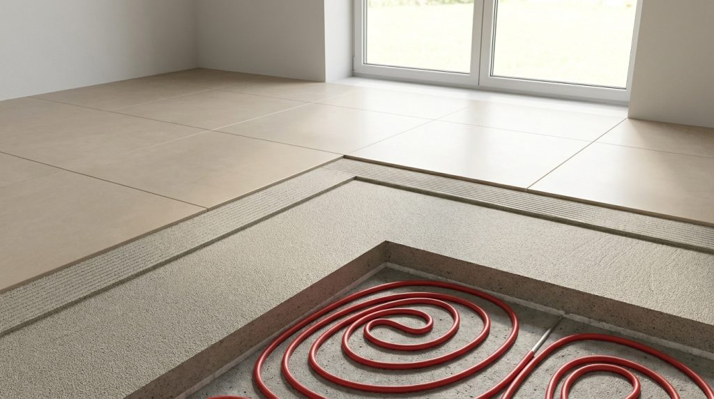 découvrez les normes d'épaisseur de chape essentielles pour planchers chauffants afin d'éviter la fissuration du carrelage et garantir une installation durable et performante.