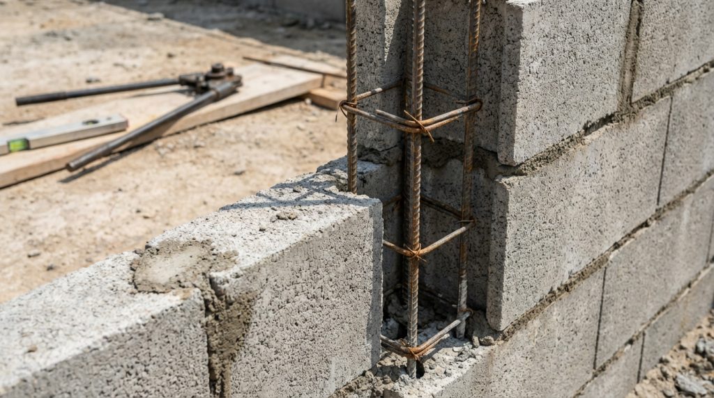 découvrez comment et où placer un poteau raidisseur dans un mur en parpaing, ainsi que les techniques de ferraillage pour assurer solidité et durabilité à votre construction.