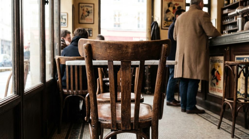 découvrez la chaise baumann, un symbole du mobilier français alliant charme de bistrot et design vintage intemporel.