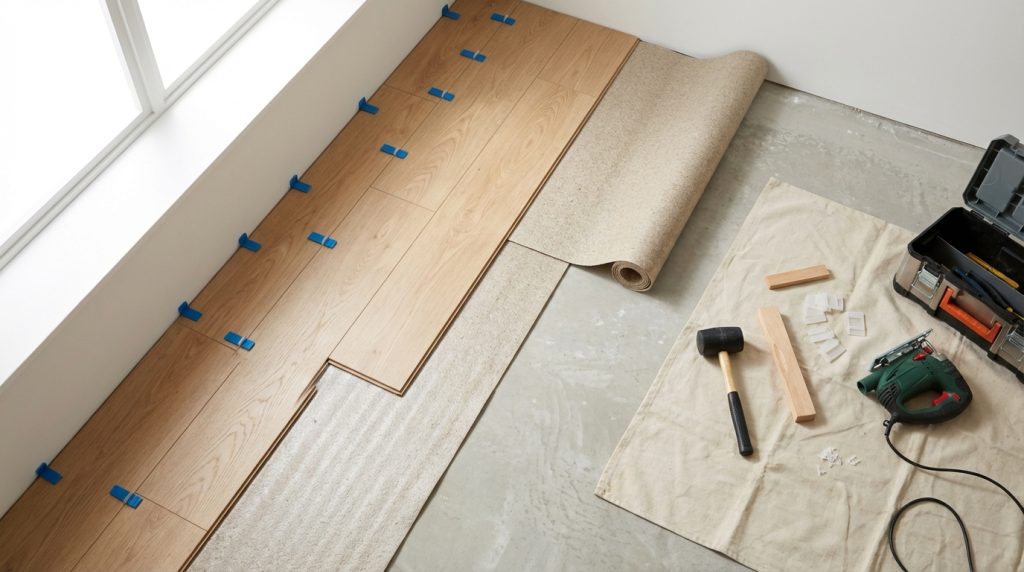 apprenez à poser un parquet stratifié vous-même grâce à notre guide pas à pas, pour obtenir un résultat impeccable dès la première fois.