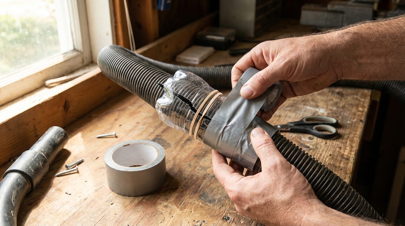 apprenez à réparer facilement le tuyau fendu ou décroché de votre aspirateur sans dépenser une fortune en pièces détachées. guide pratique et astuces simples pour économiser.