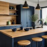 découvrez comment associer le bois et le bleu dans votre cuisine pour créer un espace chaleureux et contemporain alliant élégance naturelle et modernité.