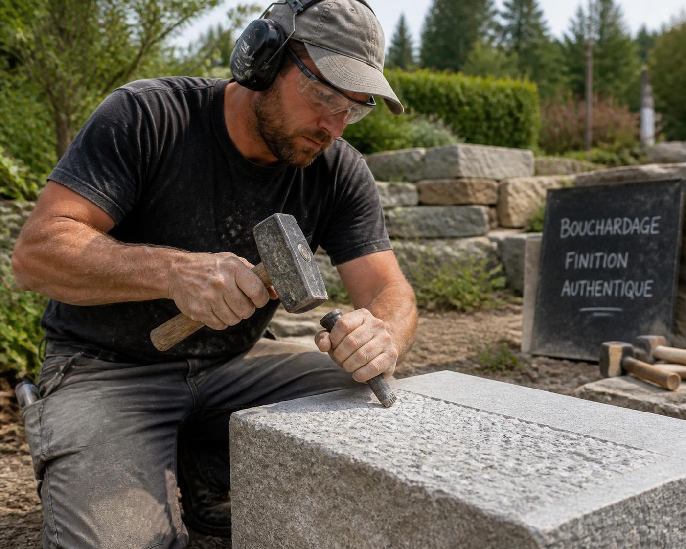 découvrez le bouchardage de la pierre, une technique artisanale qui offre un rendu texturé et authentique, mettant en valeur la beauté naturelle des matériaux pour vos projets de construction et de rénovation.