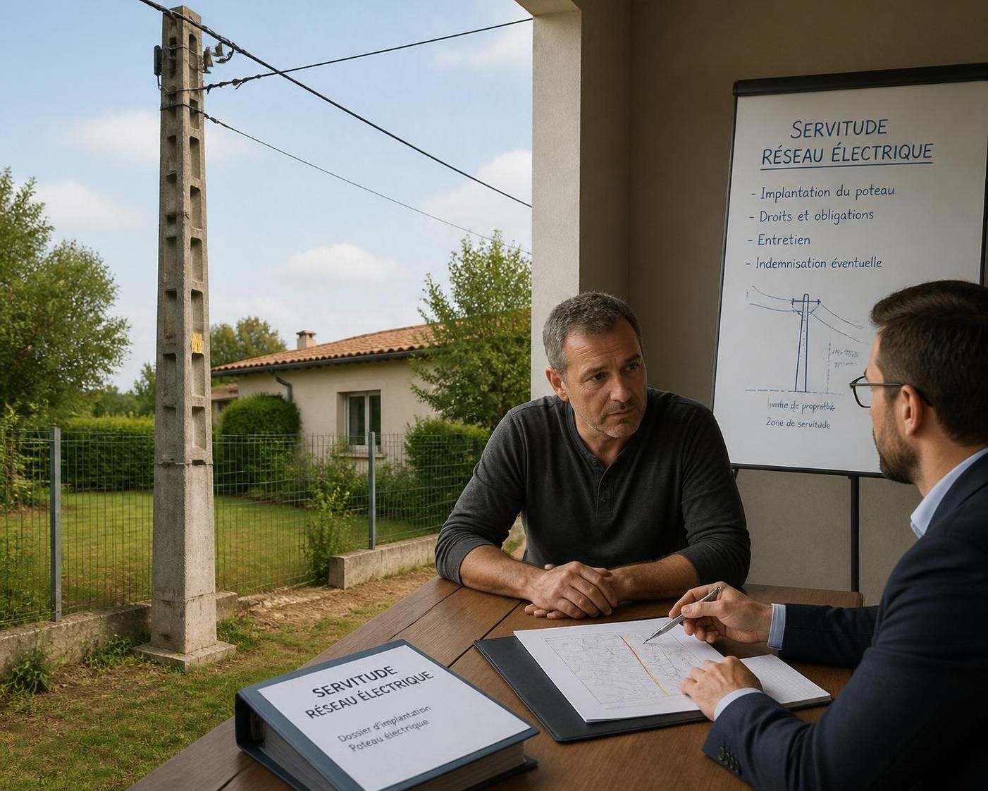 découvrez si un poteau électrique planté sur votre terrain privé vous donne droit à une indemnisation, et quelles démarches entreprendre pour faire valoir vos droits.